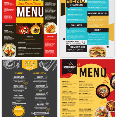 four-menus